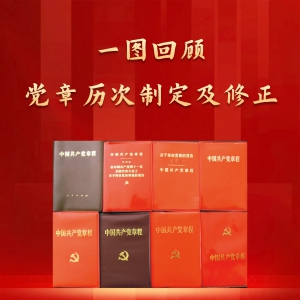 一图了解党章主要发展历程（党的一大至二十大）